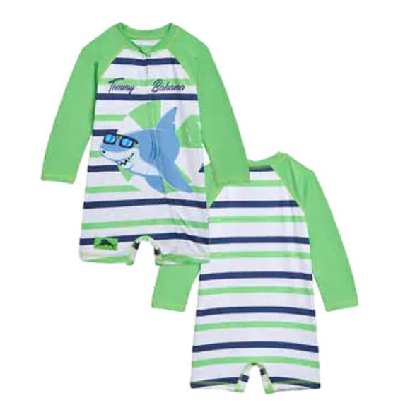 Tommy Bahama Boy's Swim Set Shark 6/12 Month's NWT - Picture 1 of 6